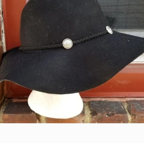 Black Felted  Rodeo Conch hat - Picture 4 of 10